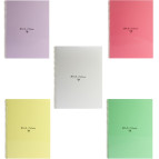 Зошит на спіралі А4 60арк пласт обкл Optima кліт. O6916*