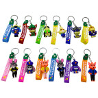 Брелок гумовий Зоополіс 5-7см зі стрічкою, асорті №3170-33