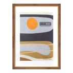 Фоторамка А4 Buromax 21*29,7см світло-коричнева з золотом BM.0902