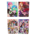 Блокнот 13*19см 128арк Аніме з магніт. клапаном, асорті 808-72