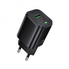 Мережевий зарядний пристрій USB-A 1xPorts +Type-C 1xPort 30W , PD, QC3.0 Borofone Home Charger BAS85A/83442