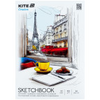Блокнот для маркерів скетчбук А4 (21*29,7см) 120г/м, 30арк Kite Creative K-1281