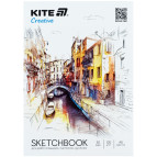Альбом для графіки скетчбук Kite Creative A5 (148х210мм) 30арк 110г/м Art склейка K-1277