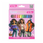 Фломастери 12кол. ZiBi Super Girl ZB.2824