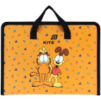 Портфель А4 Kite мод 202 Garfield пластик на блискавці GF26-202