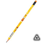 Олівець простий Kite мод 046 з гумкою Garfield GF25-046
