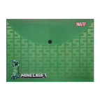 Папка-конверт А4 з кнопкою Yes Minecraft Creeper 492336