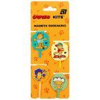 Закладки-лясе для книг магнітні Kite Garfield 4шт. GF26-497