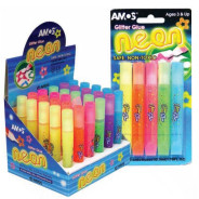 Фарба-клей AMOS NEON 5*10.5 мл GNE10А5+