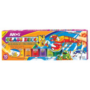 Набір для творчості AMOS GLASS DECO ВІТРАЖИ 10*22мл GD 22 P10