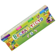 Пластилінова паста 4кол. 1 Вересня Веселе тісто 60гр 540244