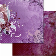 Папір для скрапбукінга URSUS 30.5*30.5см ПРЕМИУМ с глитттером Мотив 26 UR-70310026R