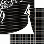 Папір для скрапбукінга URSUS 30.5*30.5см ПРЕМИУМ с глитттером Мотив 31 UR-7031 00 31R