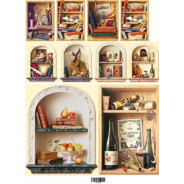 Декупажна карта 29,5*42см ЕВ-Д021 БУРГУНДИЯ. НАТЮРМОРТЫ