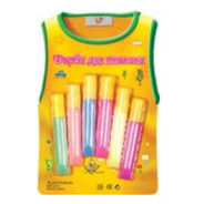 Фарби для тканин набір 6кол. 1 Вересня 950271