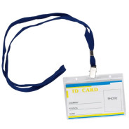 Бейдж на шнурку 110*80мм Buromax 5411 горизонтальний