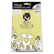 Термонаклейка для тканин велюр ефект Зелена 15*20см KI-SIGN