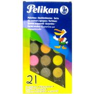 Акв фарби 21кол. PELIKAN 721228