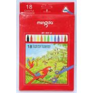 Крейда воскова MINGDA 18кол. MD-302B