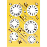 Декупажна карта 50*70см 90664 Годинники