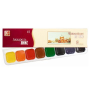 Акв фарби медові 8кол. ЛУЧ 'ЛЮКС' б/к 14С 1017-08
