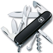 Victorinox CLIMBER 91мм 14предм чорн. + штоп + ножн + крюк Vx13703.3