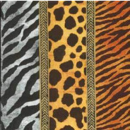 Салфетка для декупажа ! Поштучно 1/5 ! 33*33см 389509 Принт. Звери саванны