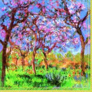 Салфетка для декупажа ! Поштучно 1/5 ! 33*33см 435300 Моне. Весна Живерни