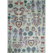 Декупажна карта MAIMERI 50*70см M7100004 Амури і німфи