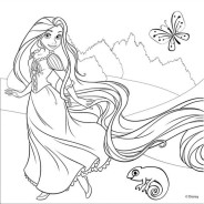 Картина по конт. на холсті+фарби 1 Вересня 25*25см Рапунцель-4 950725