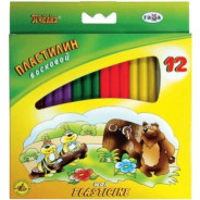 Пластилін 12кол. ГАММА ПЧЕЛКА 147гр карт уп 280032Н