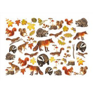 Декупажна карта 50*70см 99004 Лісові звірі