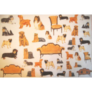 Декупажна карта 50*70см 99012 Декоративні собачата