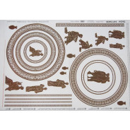 Декупажна карта 50*70см 99016 Греція круглий орнамент