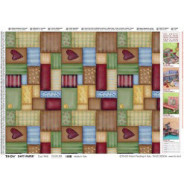 Декупажна карта 50*70см 99431 Візерунки в стилі Кантрі