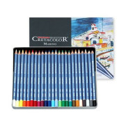 Олівці акварельні Cretacolor набір 24кол в металевій коробці Marino 24024