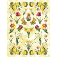 Декупажна карта KREUL В2 50*70 KR-740020-82 КВІТИ (нарциси, тюльпани)