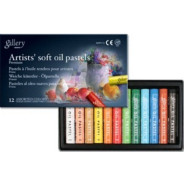 Пастель олійна MUNGYO м'яка проф., 12кол., MOPV-12,