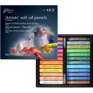 Пастель олійна MUNGYO м'яка проф., 24кол., MOPV-24