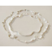 Заготовка акрил прозора Albinos (2шт.) Рамочка 5,5*7см АЛБ-А00010