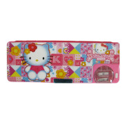 Пенал пустий пластик HELLO KITTY с точилкой JT-7001