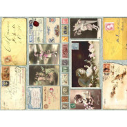 Декупажна карта 31*44см 45г/м 01115 Старі листи