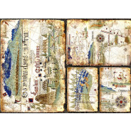 Декупажна карта 31*44см 45г/м 01720 Старовинна карта