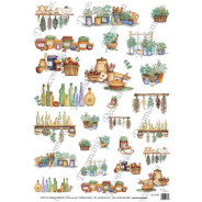 Декупажна карта рисова 35*50см RISE 5199 Прованська кухня