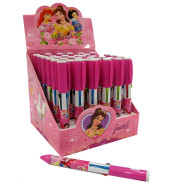 Кулькова ручка 4-х кольорова+ліхтарик DSN