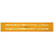 Трафарет ROTRING літери 3мм DIN 1451 R3060300/S0227961