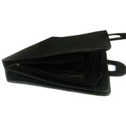 Папка кожзам. на молнии двойная с ручками 26,5*38см 04016