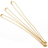 Ланцюжок Margo з застібкою 3*2мм, 43см, 3шт Золото