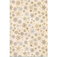 Бумага для скрапбукинга  Heyda А4 300г/м2 945182 Новогодние пэчворк, Красная