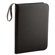 Папка кожзам. Buromax 1623-01 на молнии на 1 отделение, 35*26,5*3.5см